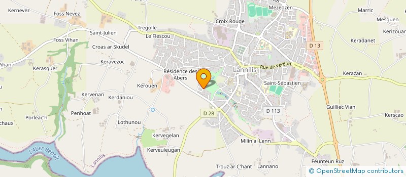 localisation de l'entreprise MADAME NOLWENN ARHUIS  LANNILIS