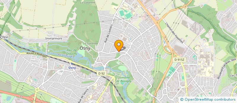 localisation de l'entreprise MADAME NOLWENN BATTAGLINI  OSNY