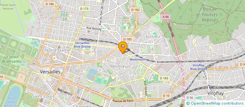 localisation de l'entreprise MADAME NOLWENN BELLION à VERSAILLES