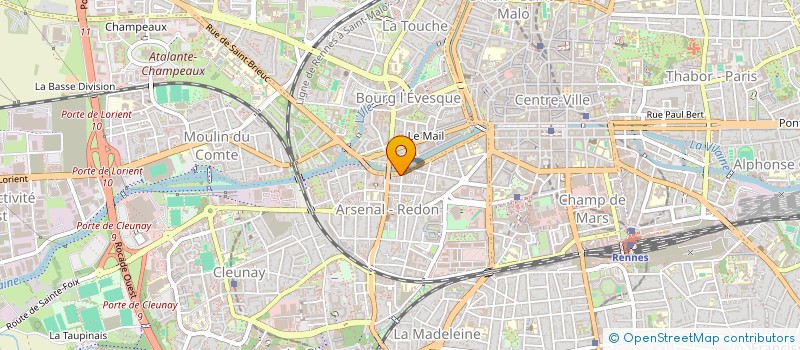 localisation de l'entreprise MADAME NOLWENN BOURRELIER  RENNES