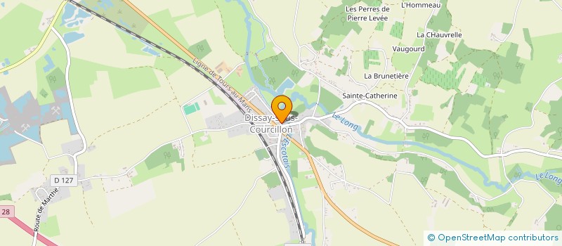 localisation de l'entreprise MADAME NOLWENN BRECHAIRE  DISSAY-SOUS-COURCILLON