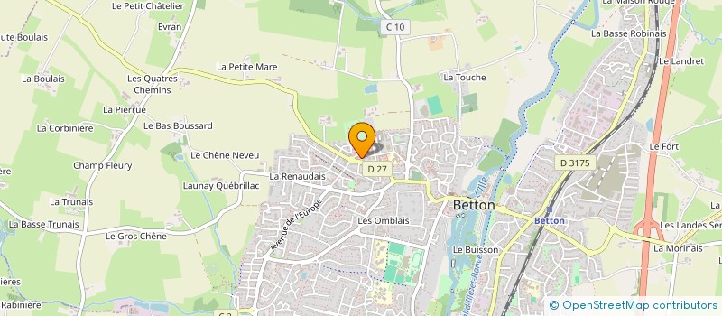 localisation de l'entreprise MADAME NOLWENN BRISSE  BETTON