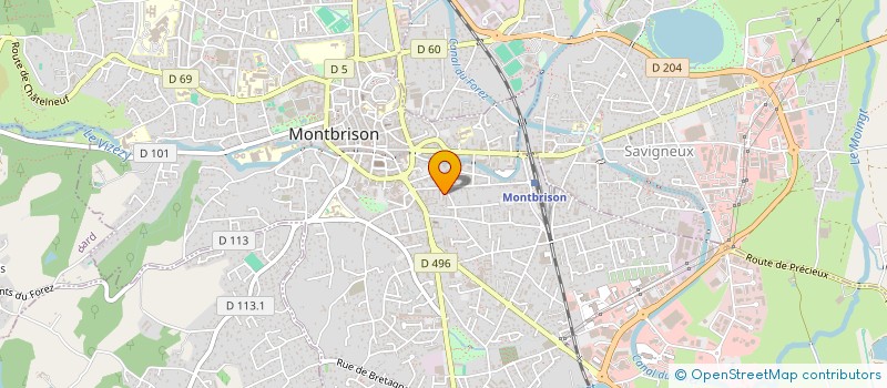 localisation de l'entreprise MADAME NOLWENN BRUNEL--MOULIN  MONTBRISON