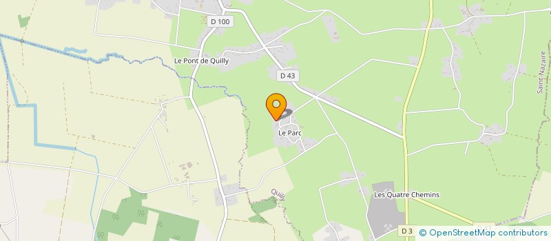 localisation de l'entreprise MADAME NOLWENN BUZULIER  QUILLY