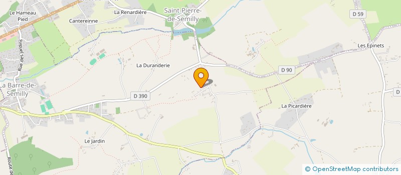 localisation de l'entreprise MADAME NOLWENN CARPENTIER  LA BARRE-DE-SEMILLY