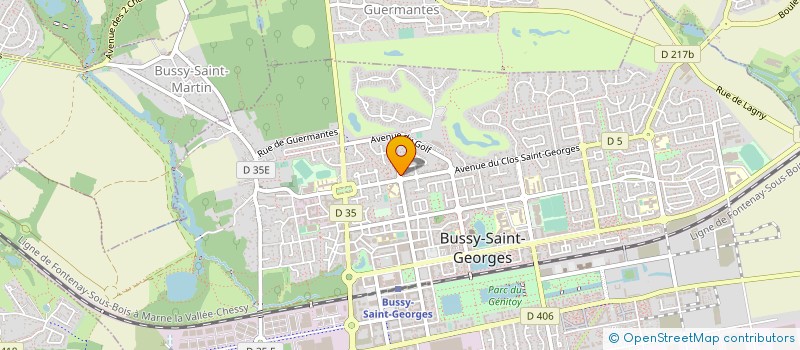 localisation de l'entreprise MADAME NOLWENN CAVAREC  BUSSY-SAINT-GEORGES