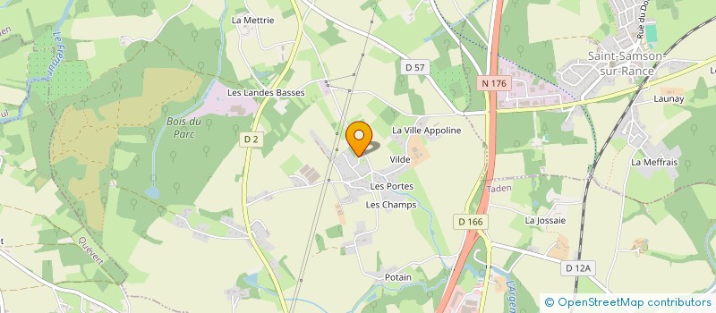 localisation de l'entreprise MADAME NOLWENN CHAMPAGNAY  TADEN