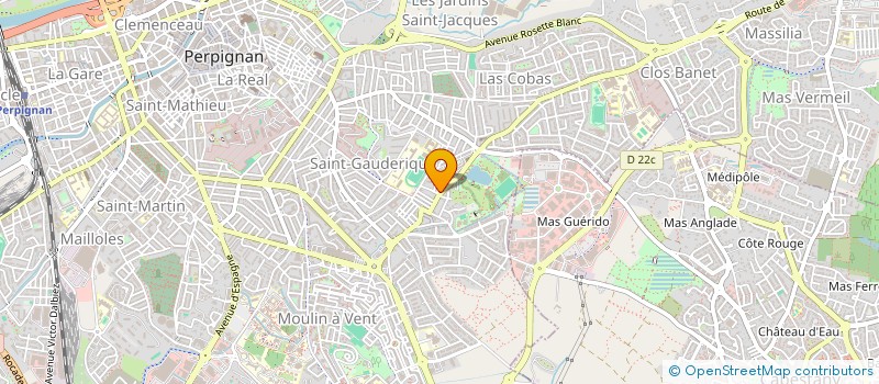 localisation de l'entreprise MADAME NOLWENN COTTO  PERPIGNAN