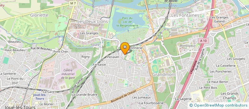 localisation de l'entreprise MADAME NOLWENN DAUPHIN  TOURS