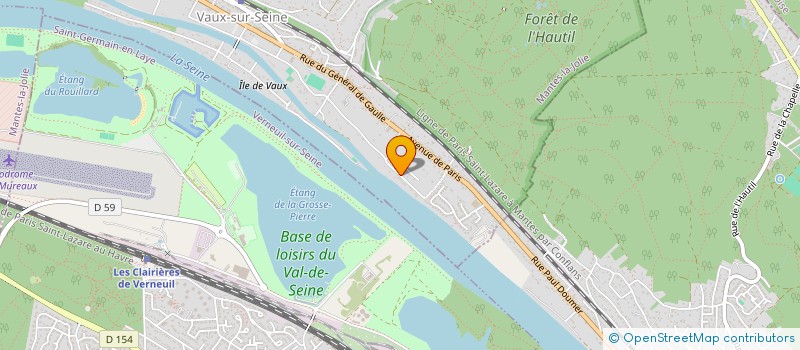 localisation de l'entreprise MADAME NOLWENN DUPRE  VAUX-SUR-SEINE