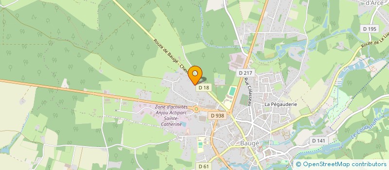 localisation de l'entreprise MADAME NOLWENN ELOY  BAUGE-EN-ANJOU