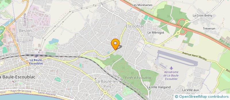 localisation de l'entreprise MADAME NOLWENN ELVIN  LA BAULE-ESCOUBLAC