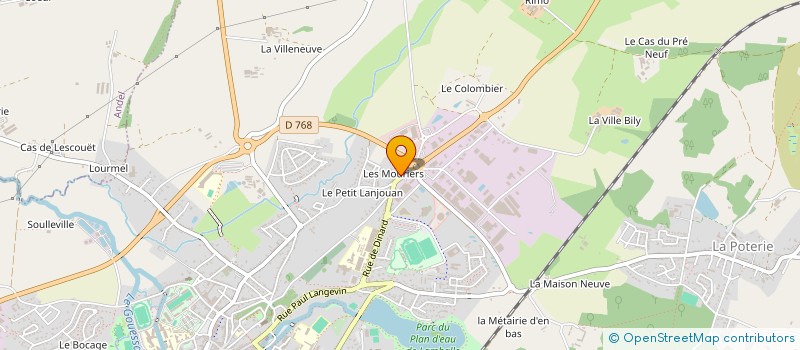 localisation de l'entreprise MADAME NOLWENN EVEN  LAMBALLE-ARMOR