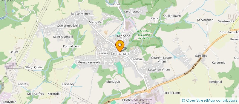 localisation de l'entreprise MADAME NOLWENN FEITLER  ERGUE-GABERIC