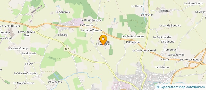 localisation de l'entreprise MADAME NOLWENN FICHOU à SAINT-MELOIR-DES-ONDES