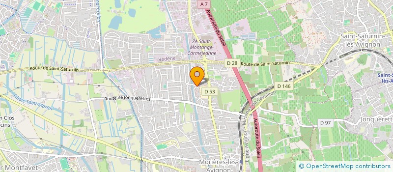 localisation de l'entreprise MADAME NOLWENN GANE  MORIERES-LES-AVIGNON