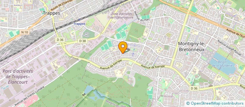 localisation de l'entreprise MADAME NOLWENN GATINEAU  MONTIGNY-LE-BRETONNEUX
