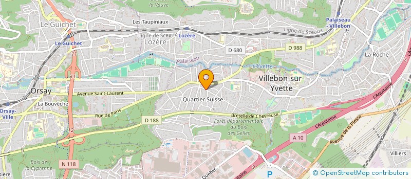 localisation de l'entreprise MADAME NOLWENN GOORBIN à VILLEBON-SUR-YVETTE