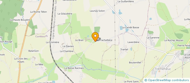 localisation de l'entreprise MADAME NOLWENN GUENERON  LOURMAIS