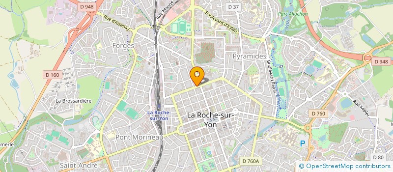 localisation de l'entreprise MADAME NOLWENN GUIBERT  LA ROCHE-SUR-YON