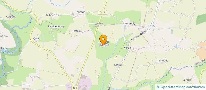 localisation de l'entreprise MADAME NOLWENN GUIOT  SAINT-JEAN-BREVELAY