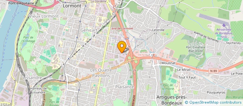 localisation de l'entreprise MADAME NOLWENN HEBERT  LORMONT