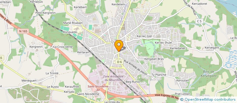 localisation de l'entreprise MADAME NOLWENN HENAFF  QUEVEN