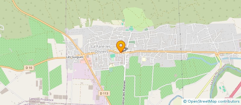 localisation de l'entreprise MADAME NOLWENN HENRY  LA FARE-LES-OLIVIERS