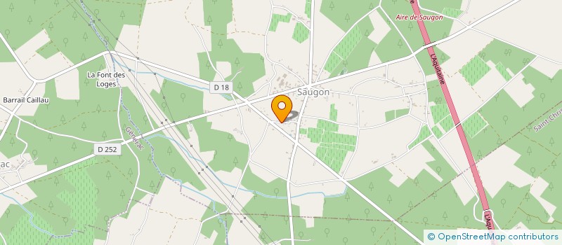 localisation de l'entreprise MADAME NOLWENN HERVE  SAUGON