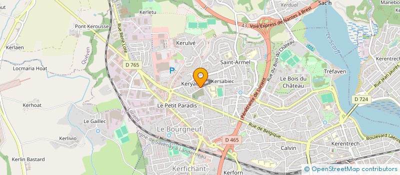 localisation de l'entreprise MADAME NOLWENN JEGO  HENNEBONT