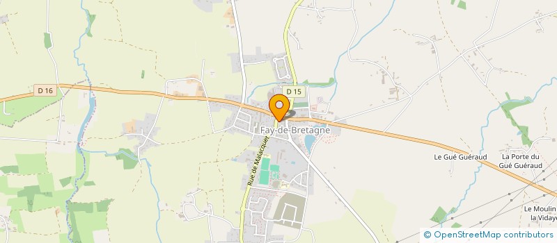 localisation de l'entreprise MADAME NOLWENN KERDONCUFF  FAY-DE-BRETAGNE