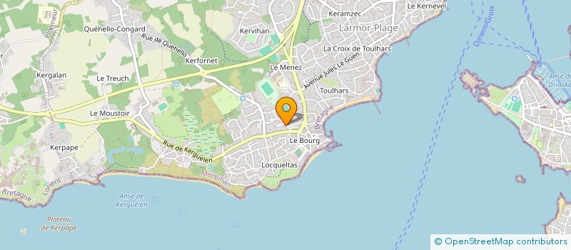 localisation de l'entreprise MADAME NOLWENN KERMARREC à LARMOR-PLAGE