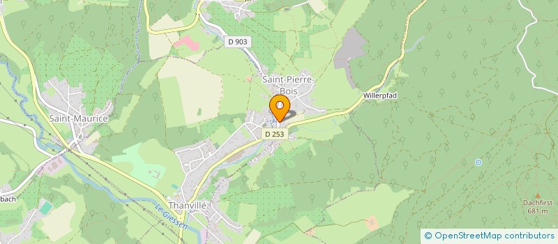 localisation de l'entreprise MADAME NOLWENN KLEIN  SAINT-PIERRE-BOIS