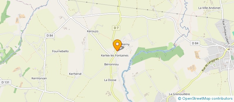 localisation de l'entreprise MADAME NOLWENN LE BERVET  CHATELAUDREN-PLOUAGAT