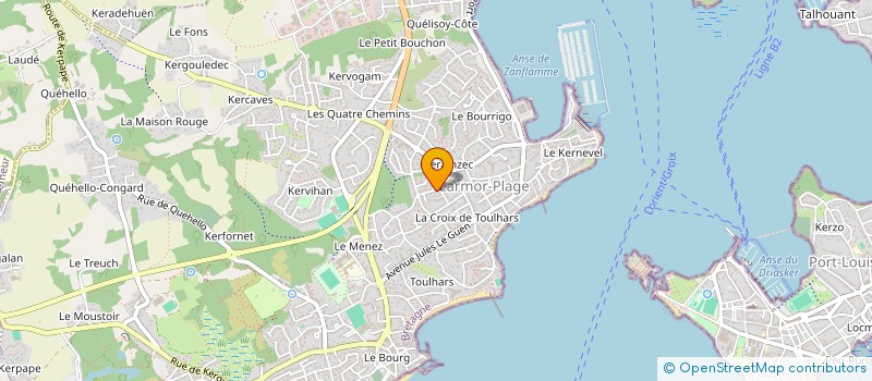 localisation de l'entreprise MADAME NOLWENN LE BOUTER à LARMOR-PLAGE