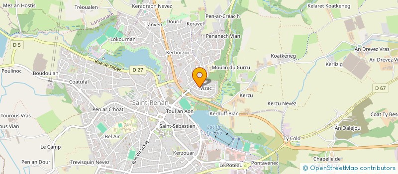 localisation de l'entreprise MADAME NOLWENN LE COSQUER à SAINT-RENAN
