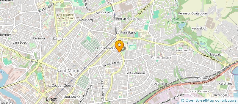 localisation de l'entreprise MADAME NOLWENN LE GAC à BREST