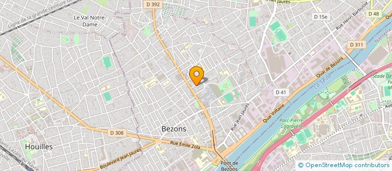 localisation de l'entreprise MADAME NOLWENN LE GUEN à BEZONS