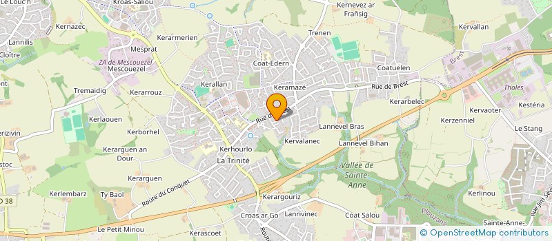 localisation de l'entreprise MADAME NOLWENN LE MARTELOT  PLOUZANE