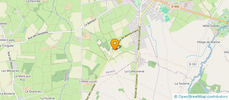 localisation de l'entreprise MADAME NOLWENN LEBACHELEY  PERIERS