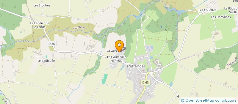 localisation de l'entreprise MADAME NOLWENN LECOINTRE  TREFFENDEL