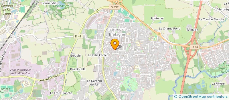 localisation de l'entreprise MADAME NOLWENN LEDUC  CHARTRES-DE-BRETAGNE