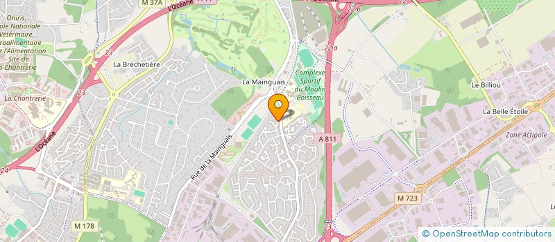 localisation de l'entreprise MADAME NOLWENN LEGAL à CARQUEFOU