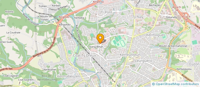 localisation de l'entreprise MADAME NOLWENN LEGAT  COURLAY