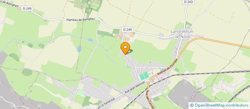 localisation de l'entreprise MADAME NOLWENN LIGNIER  LANDRETHUN-LE-NORD