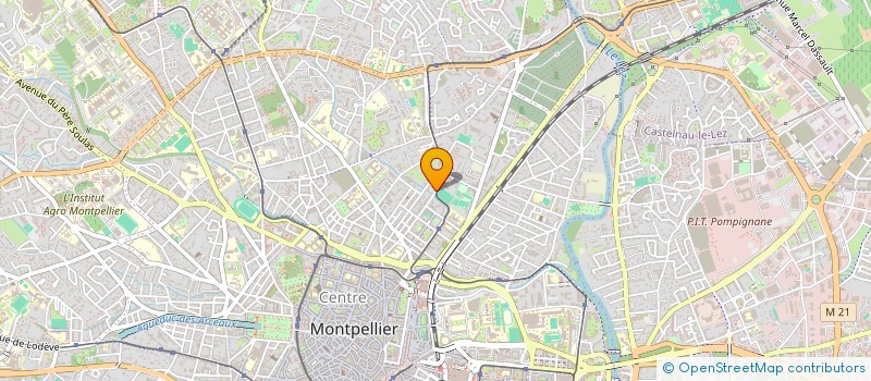 localisation de l'entreprise MADAME NOLWENN LULBIN  MONTPELLIER