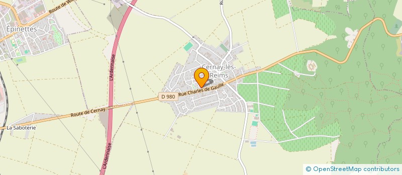 localisation de l'entreprise MADAME NOLWENN MACREZ  CERNAY-LES-REIMS