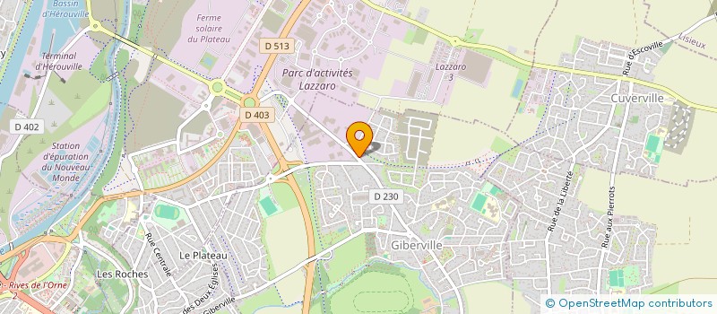 localisation de l'entreprise MADAME NOLWENN MAINGUY  GIBERVILLE