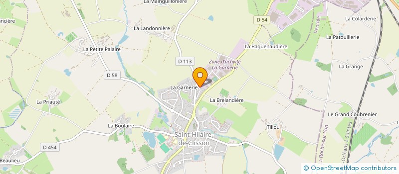 localisation de l'entreprise MADAME NOLWENN MARCHAND  TREIZE-SEPTIERS