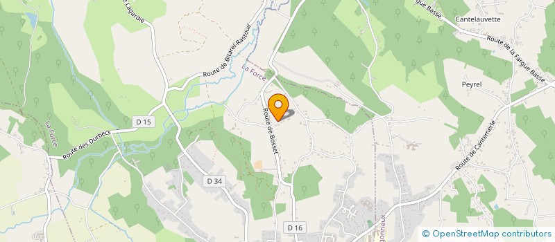 localisation de l'entreprise MADAME NOLWENN MAXEL  LA FORCE